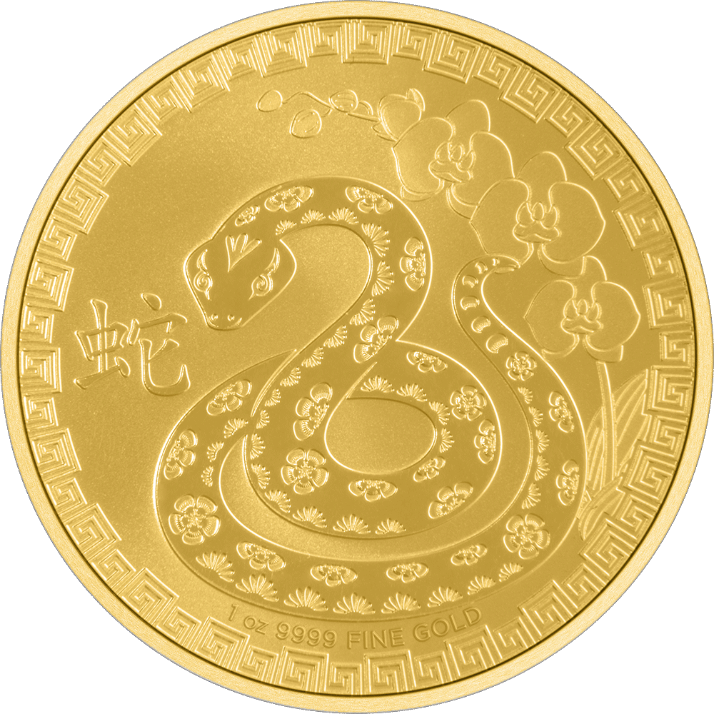 New Zealand Mint – 1oz Gold Bullion Coin Year of the Snake