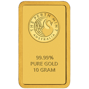 10g Gold Minted Bar Perth Mint - New Zealand Mint