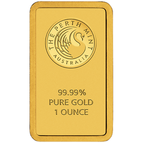 1oz Gold Minted Bar Perth Mint - New Zealand Mint