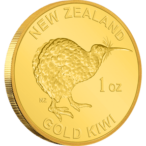 1oz Gold Kiwi - New Zealand Mint