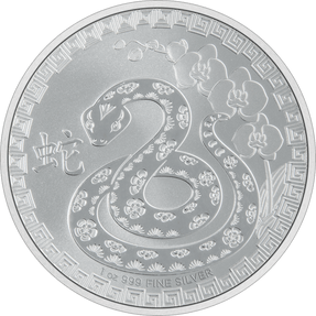 1oz Silver Bullion Coin Year Of The Snake Niue 2025