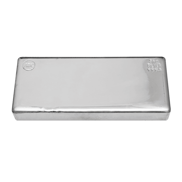 5kg ABC Bullion Silver Cast Bar - New Zealand Mint