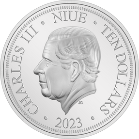 Jody Clark effigy of His Majesty King Charles III Obverse $10 2023.