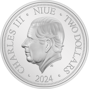 Jody Clark effigy of His Majesty King Charles III Obverse $2 2024.