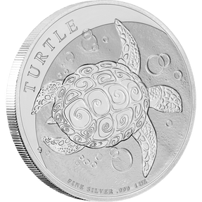 1oz Silver Bullion Coin Turtle Niue - New Zealand Mint