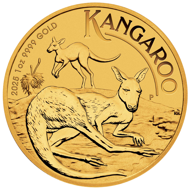 1oz Gold Bullion Coin Kangaroo Perth Mint