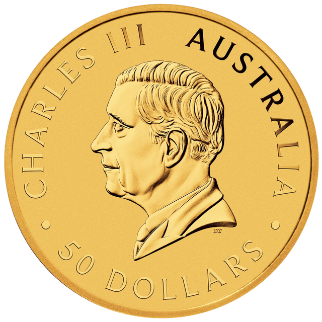 1/2oz Gold Bullion Coin Kangaroo Perth Mint